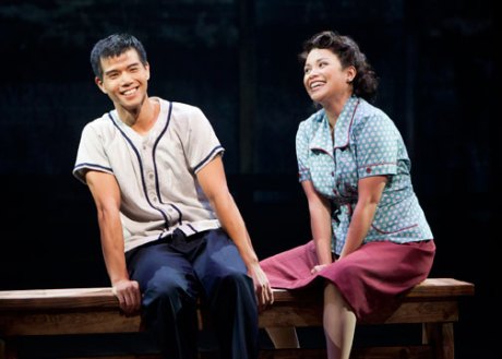 Photo by Henry Dirocco - Telly Leung as Sammy Kimura and Lea Salonga as Kei Kimura in the World Premiere of Allegiance - A New American Musical at The Old Globe
