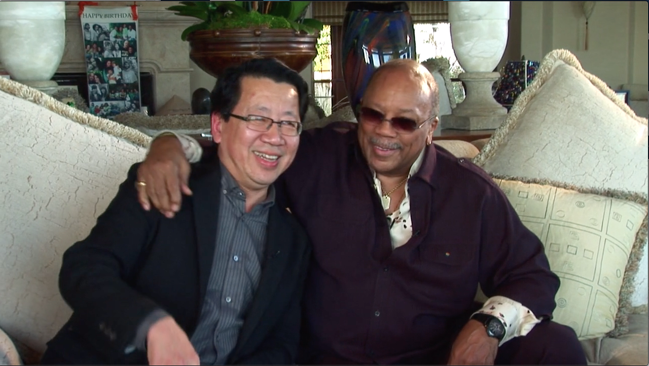 BEN FONG TORRES AND QUINCY JONES - from LIKE  A ROLLING STONE documentary to be released in 2021