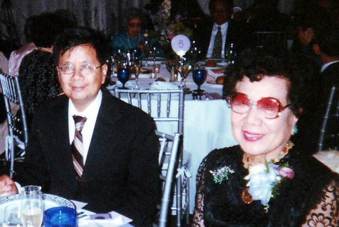 Photo: Burton Fong-Torres with mother Connie Fong-Torres