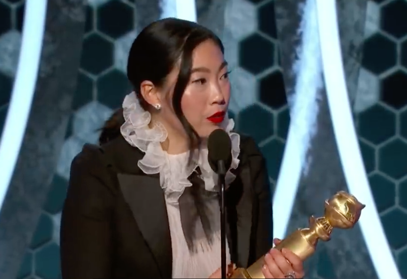 Awkwafina Wins Golden Globe! Best Performance by an Actress in a Motion Picture - Musical or Comedy!