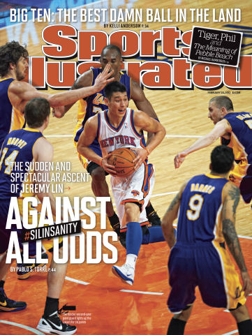 Sports Illustrated Cover Guy New York Knicks Starting Point Guard Jeremy Lin